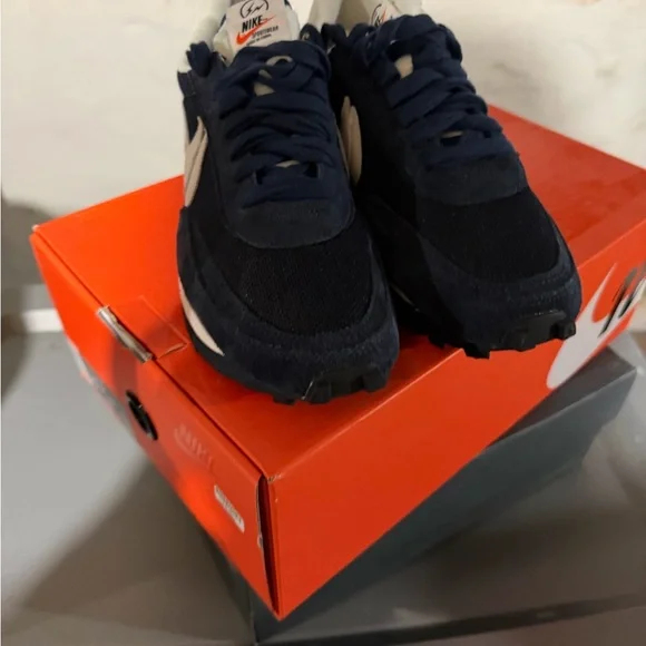 Nike Dark Blue and White Sacai
